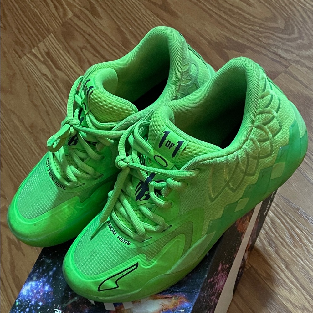 PumaXLamelo Neon Green Sneakers